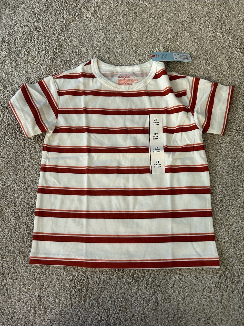 Cat & Jack 3T Striped T-Shirt NWT